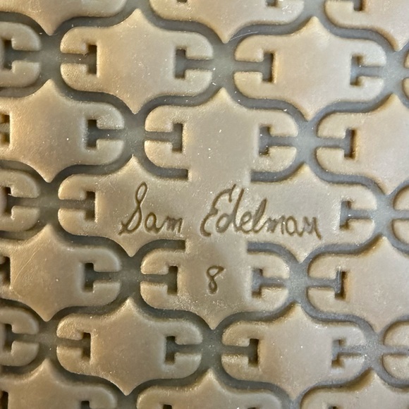 Sam Edelman Naomi sandals crocodile-embossed leather finish Women’s Size 8 M - Picture 9 of 9